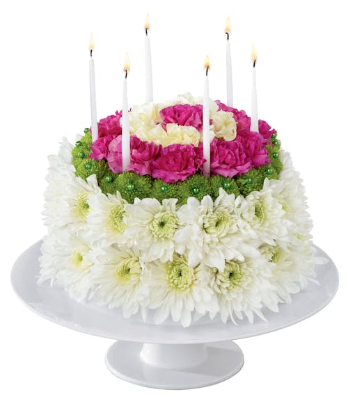 Wonderful Wishes Floral Cake