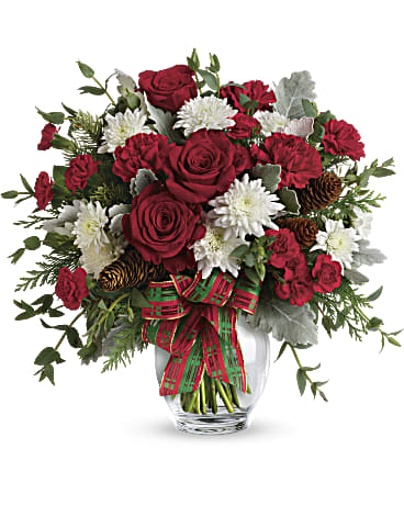TELEFLORA'S HOLIDAY SHINE BOUQUET