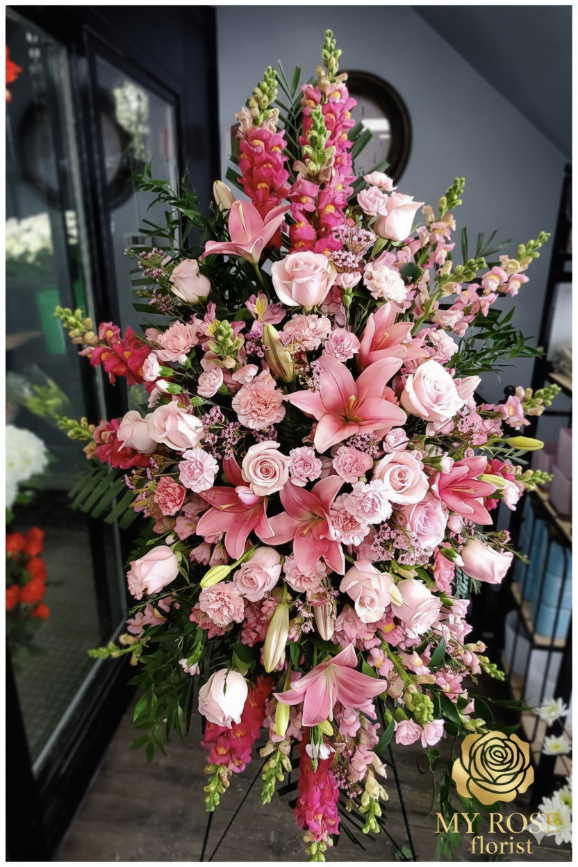 Blossoming Ascent Standing Sprays