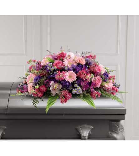 Glorious Garden Casket Spray