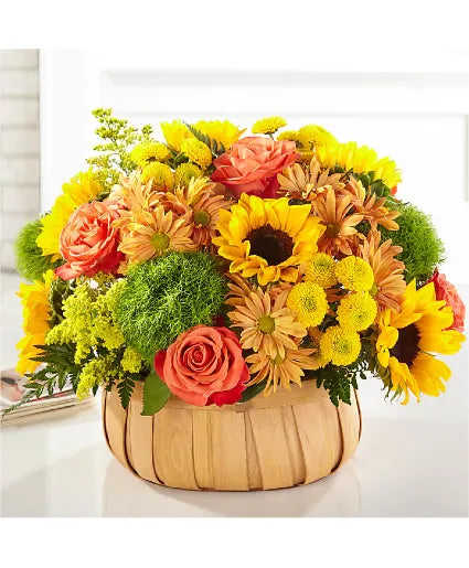 HARVEST SUNFLOWER BASKET