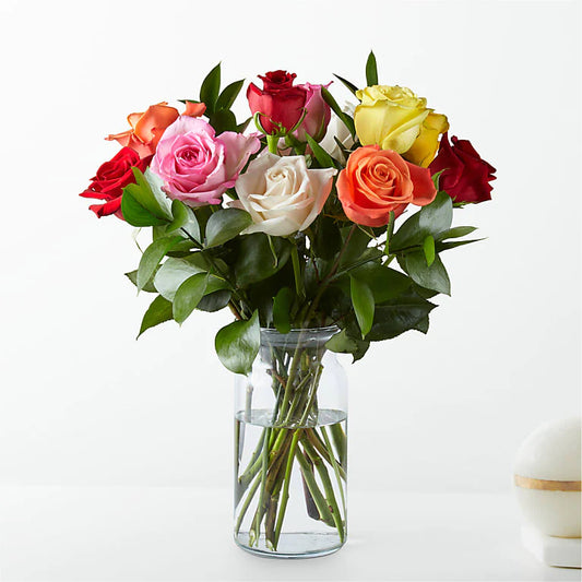 12 MIXED ROSES ROSES