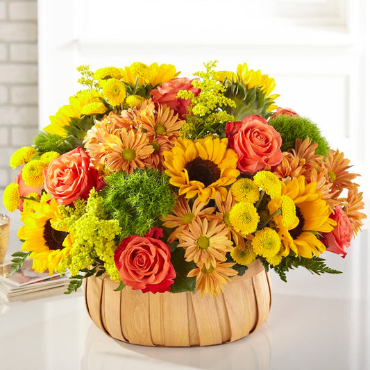 FTD-HARVEST SUNFLOWER BASKET