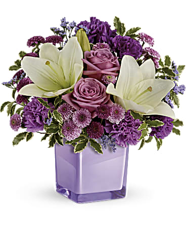 Teleflora's Pleasing Purple Bouquet
