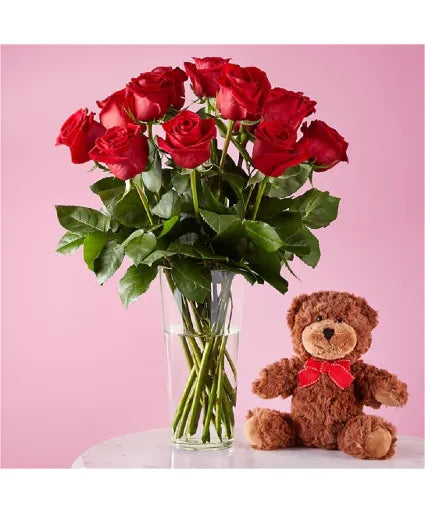 TANGO IN PARIS BOUQUET & BEAR SET